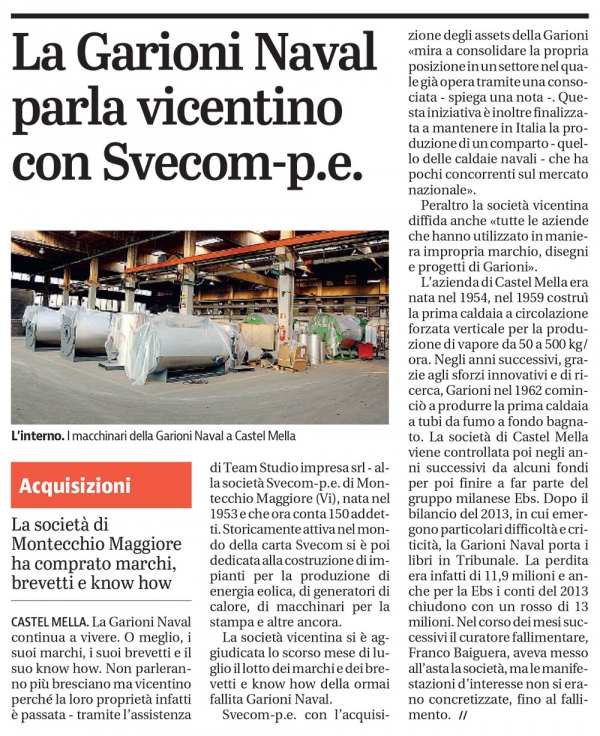 Garioni Naval Parla vicentino
