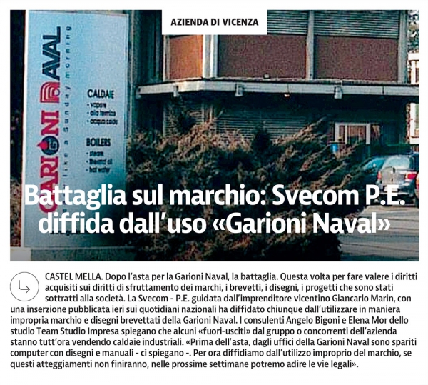 Battaglia sul marchio